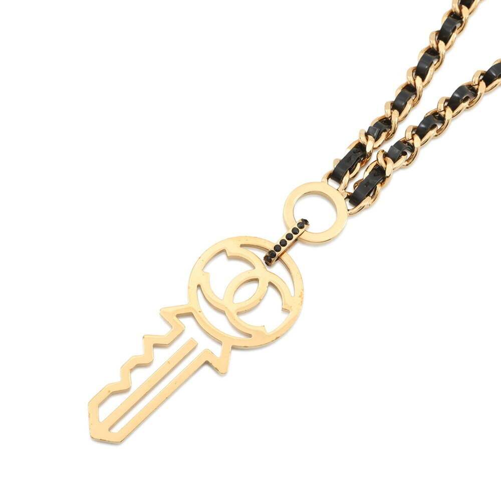 CHANEL Gold Logo Necklace - Picture 3 of 12
